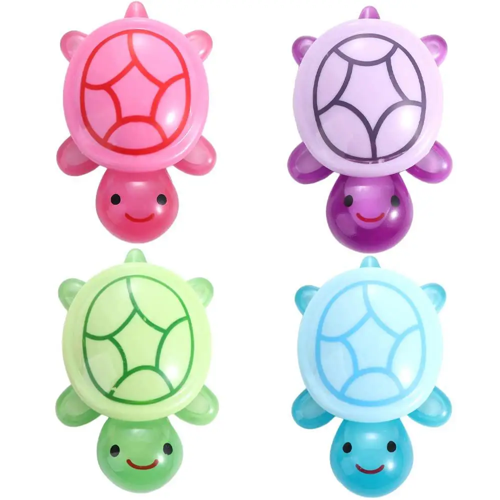 Boîte de rangement couleur bonbon tortue poupées décor de bureau Kawaii dessin animé acrylique tortue jouet grande tortue créative petit ornement