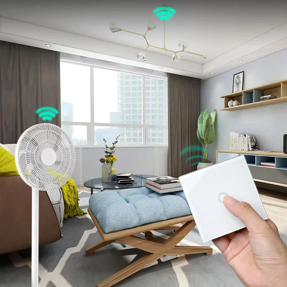 CENFAYA TUYA WiFi RF Smart Light Switch 110V 220V 230V 433mhz Touch Wall Remote Control Smart Life APP Fr Alexa Google Assistant