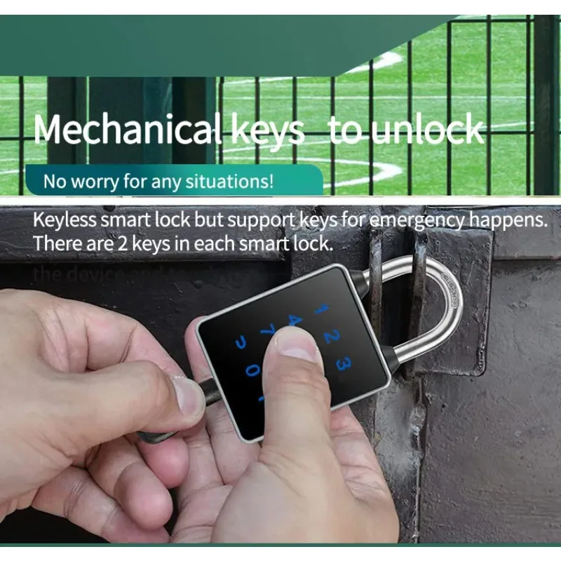 مقاوم للماء TTLOCK لوحة المفاتيح NFC بلوتوث قفل قفل ذكي الباب في الهواء الطلق للمستودع