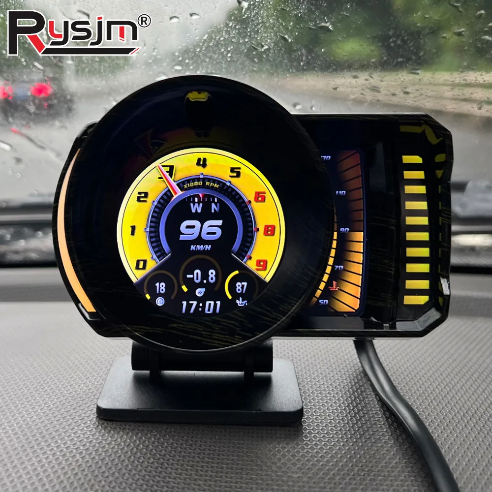 N 2026 New P28 Car HUD 13 Interfaces Head Up Display Car OBD2 GPS On-board Computer Digital GPS Speedometer Auto Electronics