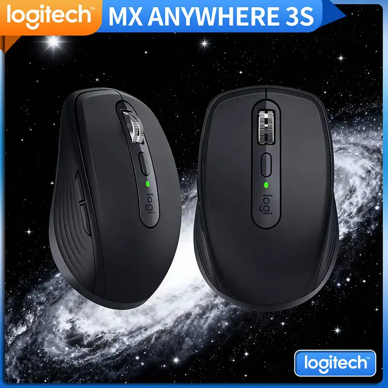 Brand New Logitech MX Anywhere 3S, 8K DPI High-Resolution Optical, Silent Magnetic Click, Multi-Device