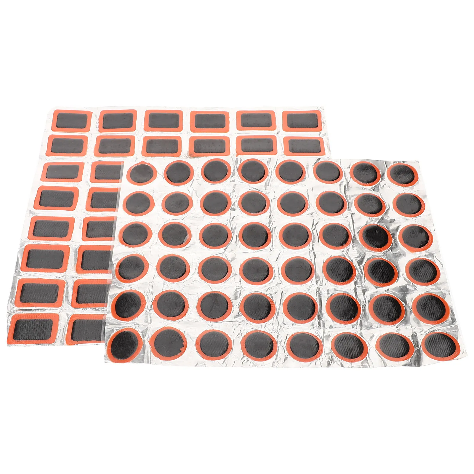 مجموعة رقعة إطارات الدراجة 2 ورقة بدون تصميم غراء بقع متينة لجميع الدراجات سهلة الحمل طقم تصليح الدراجات الداخلي #4