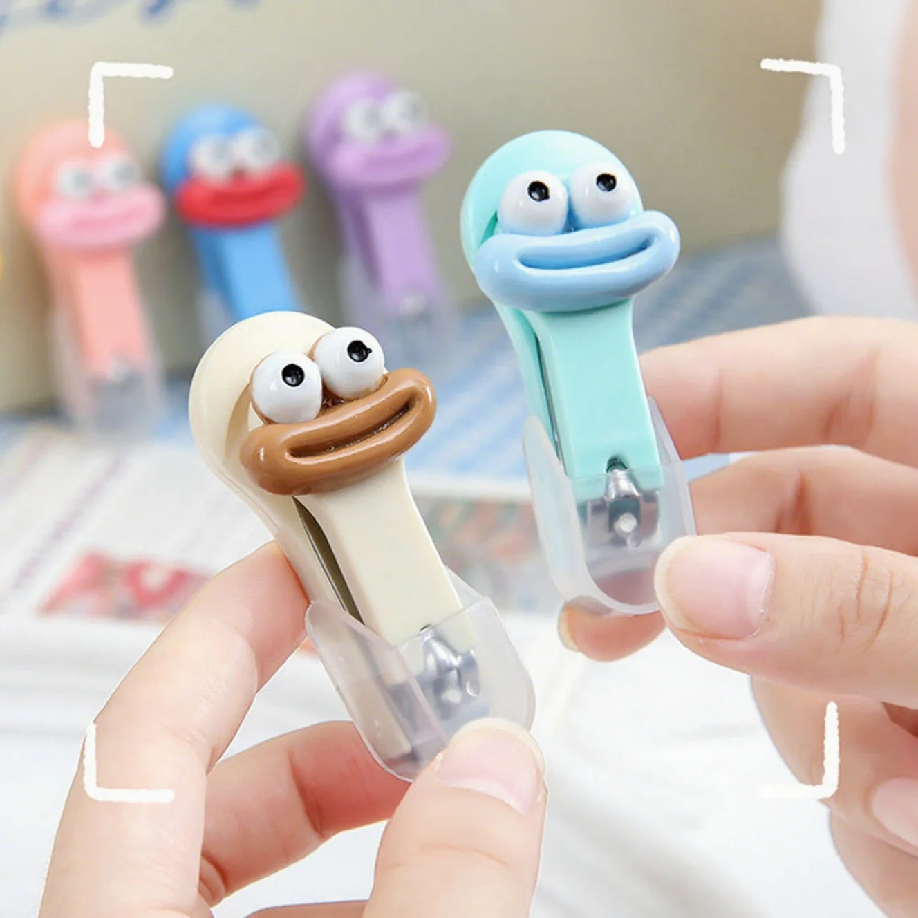 Household Nail Scissors Compact Size Lovely Design High Quality Convenient Nail Accessories Portable Nail Scissors Nail Clippers