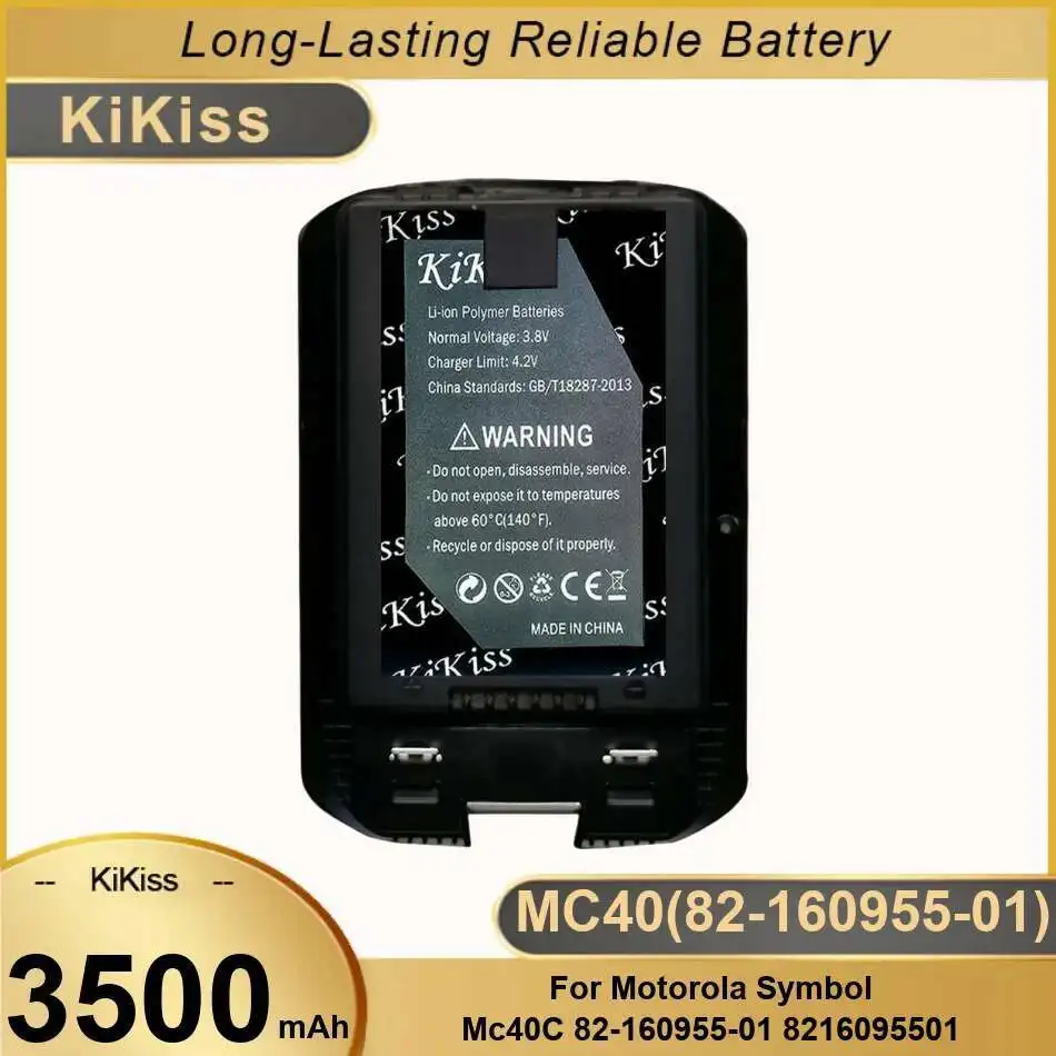 

Barcode Scanner Battery For Motorola Symbol MC40C 82-160955-01 8216095501 3500Mah Stable MC40 Reliable Replacement