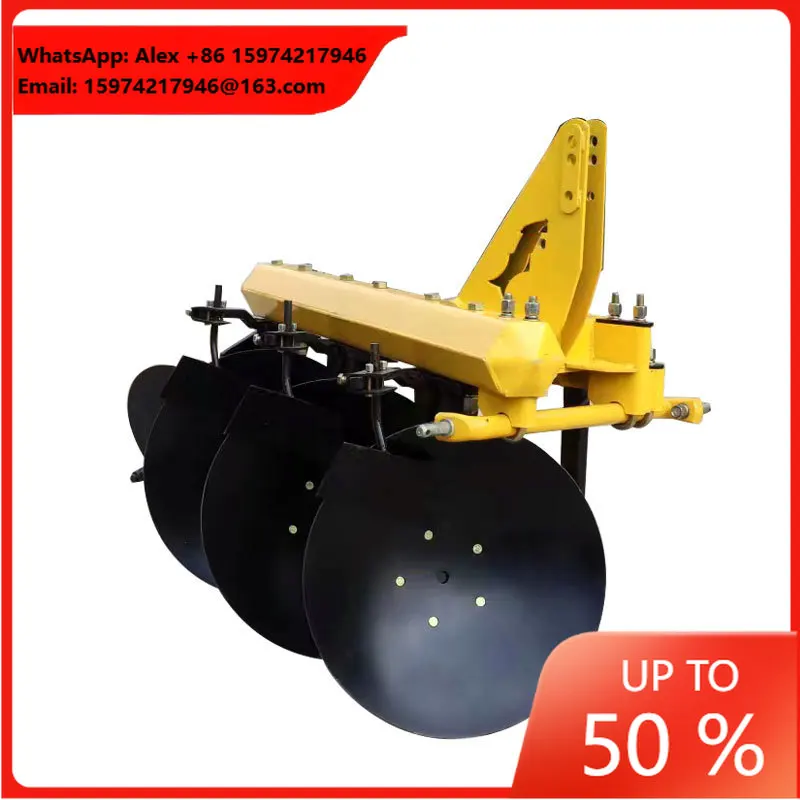 Disc Plow For 50hp 70hp 90hp Tractor Deep Ploughing Disc Plough 660 Manganese Steel Plough Sheet