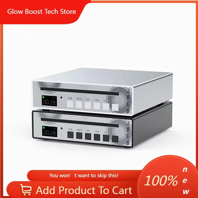 

GBCoaxial 3,5 мм наушники SMSL PL100 CD-плеер CS43131 настольный декодер оптический выход с дистанционным управлением