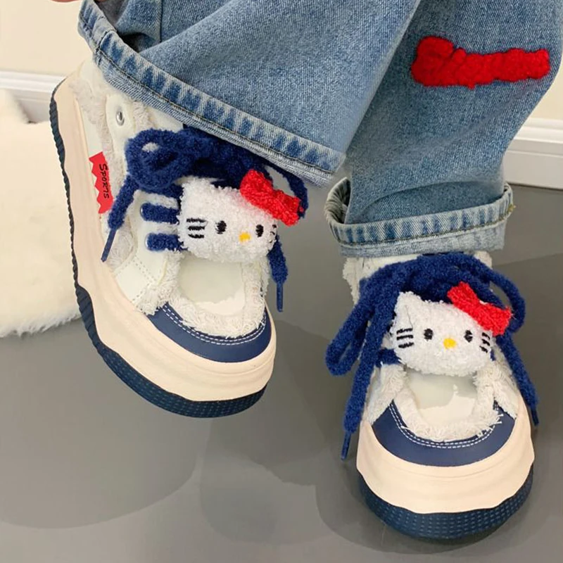 Cute Hello Kitty Y2K scarpe da pane Sanrio Kawaii Anime Sneakers donna Cartoon studente scarpe sportive regalo confortevole per i bambini