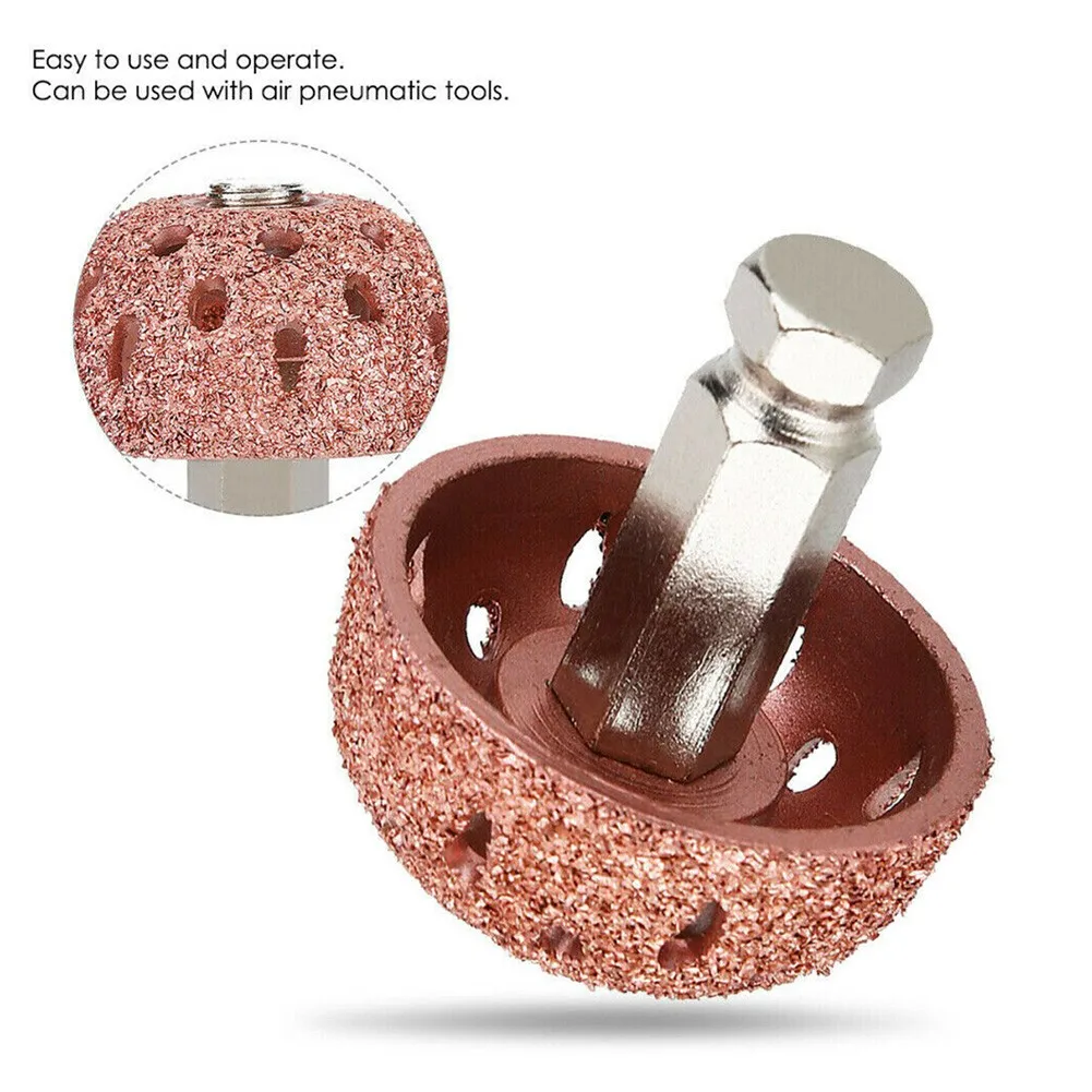 Grinding Wheel Buffing Wheel Accessory Ball Tyre Grinding Head Hand Tool Hex Shank Linking Rod Parts Rasp Buffer New