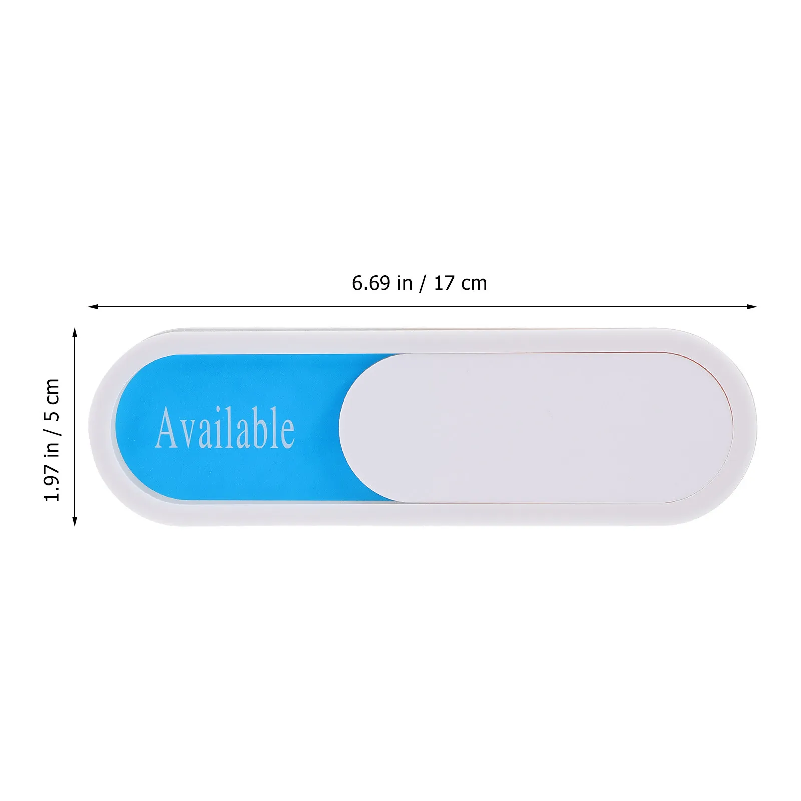 in Use Available Door Sign High Strength Self Stick Vacant Occupied Slider for Conference Room Meditation Massage Hotel Office