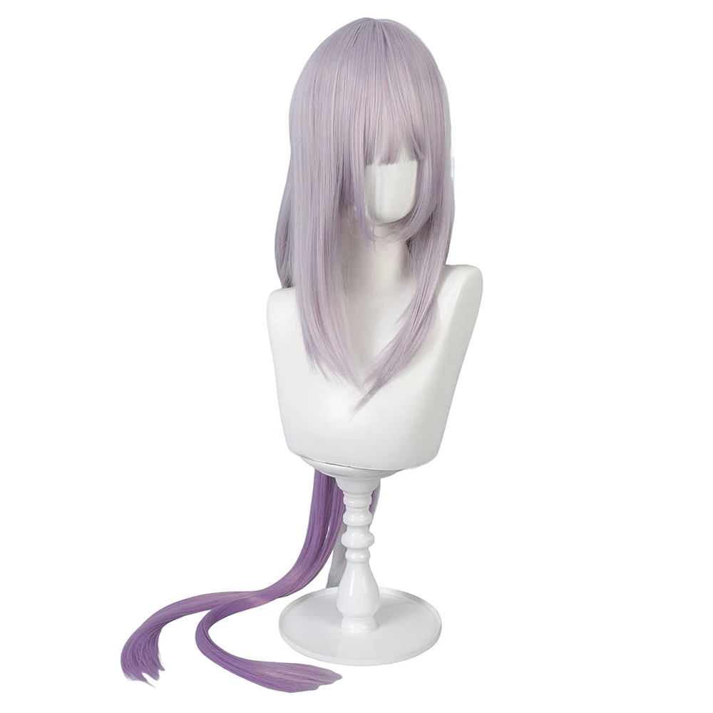 Synthetic 40 Inch Purple Hair Wig Cosplay Halloween Role Play Heat Resistant Fiber Hair Accessories For Women