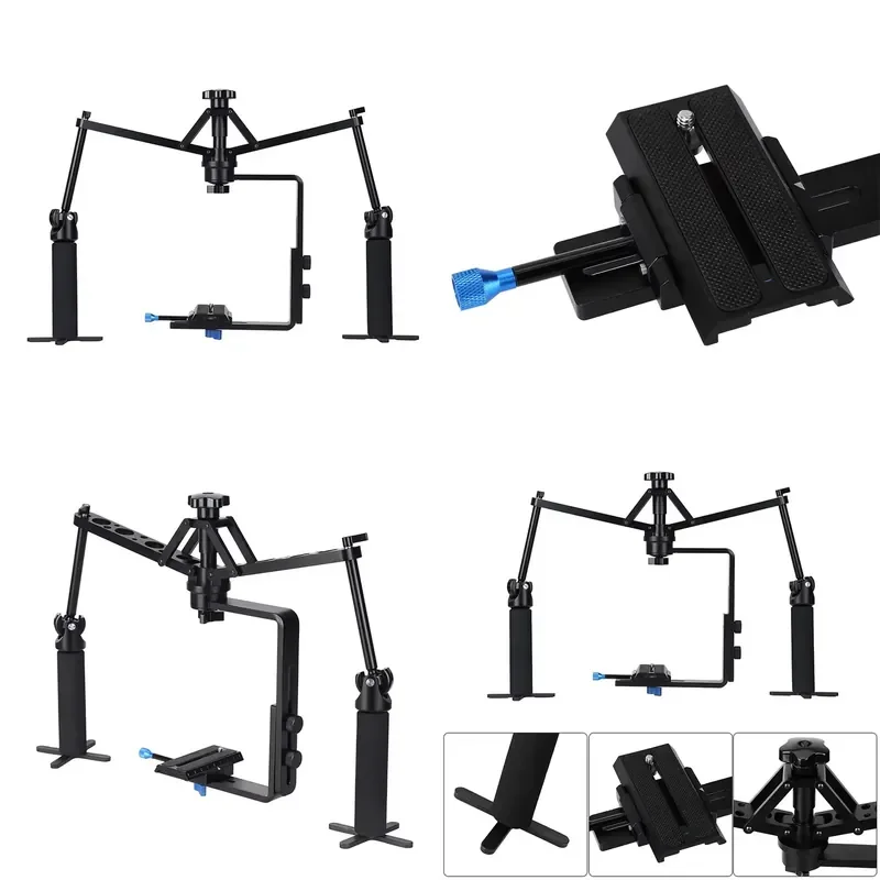 【CHIMU HOME】 VGEET Professional Handheld Video Camera Spider Stabilizer for DSLR Camera
