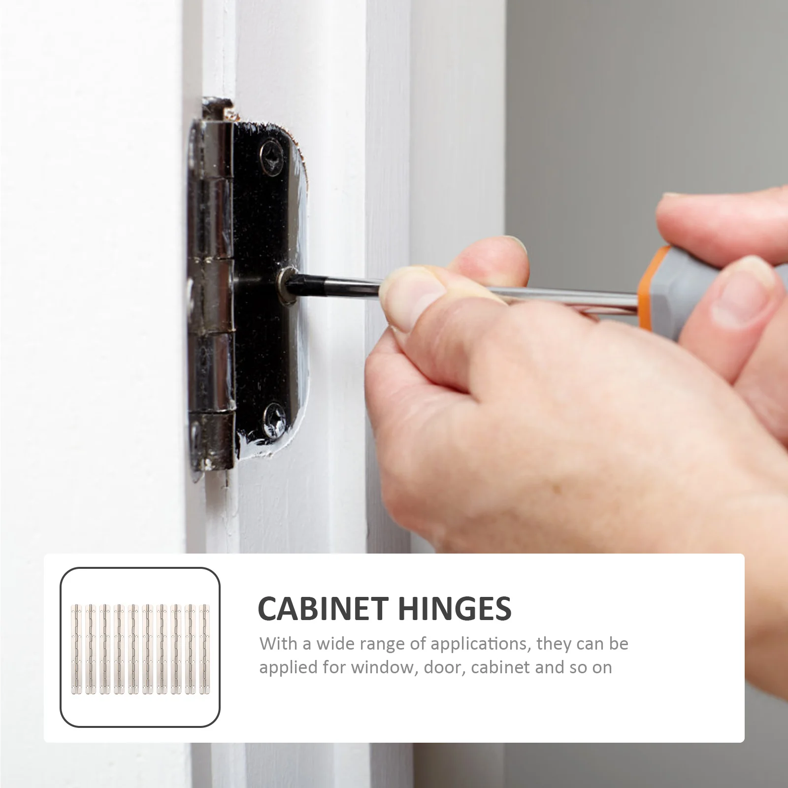 

10 шт. никелированные петли, железные петли для шкафа для дверей, оконной мебели, сверхмощная сменная фурнитура с плавным отверстием