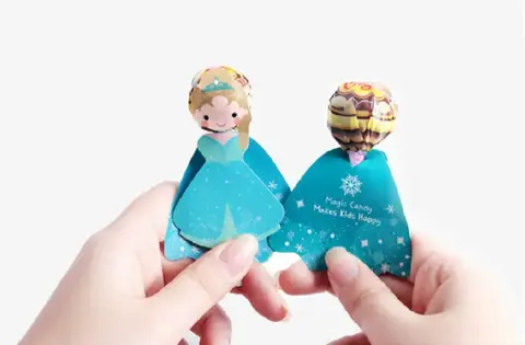 120  Pcs Princess Mermaid Super Hero Lollipop Card Lollipop Candy Decoration Kids Birthday Party Funny Creative Gift Favor Decor