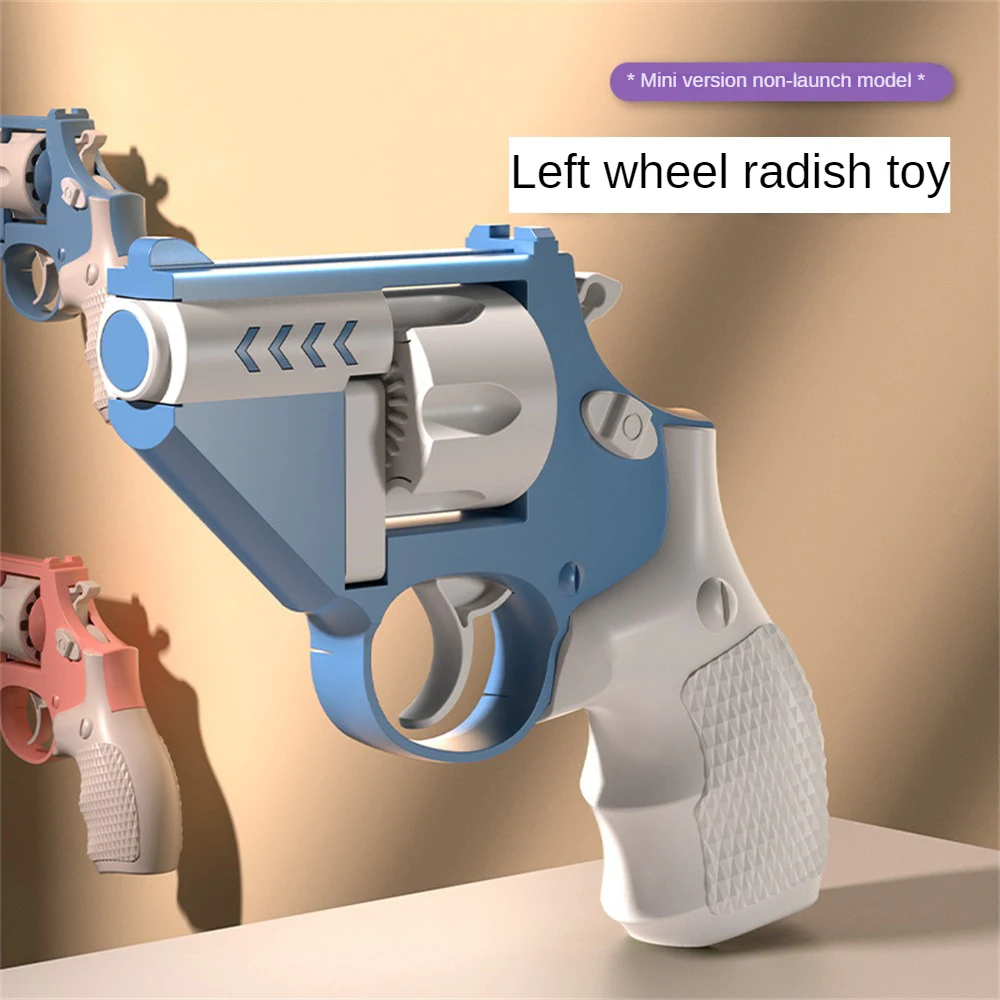 Rettich Revolver Spielzeug Waffen Junge Spielzeug Karotten Spielzeug Mini Neuheit Spielzeug Eltern-Kind Outdoor-Spielzeug sicher und Spaß Karotten Spielzeug Revolver Spielzeug