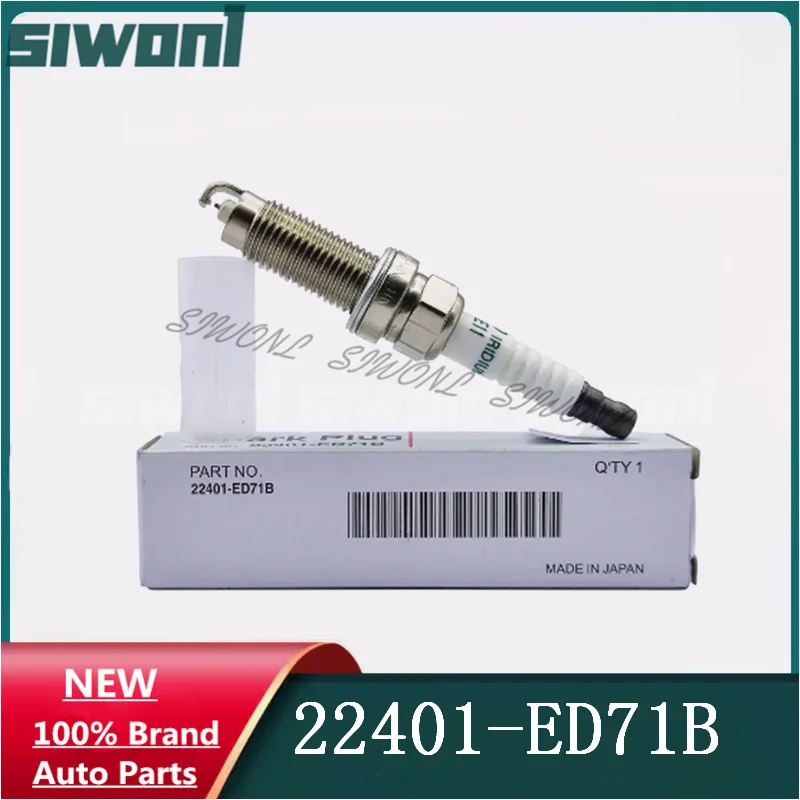 4pcs/lot Platium Iridium Spark Plug For Nissan Juke Versa Micra Tiida X-Trail DILZKAR6A11 22401ED71B 22401-ED71B FXE20HE11