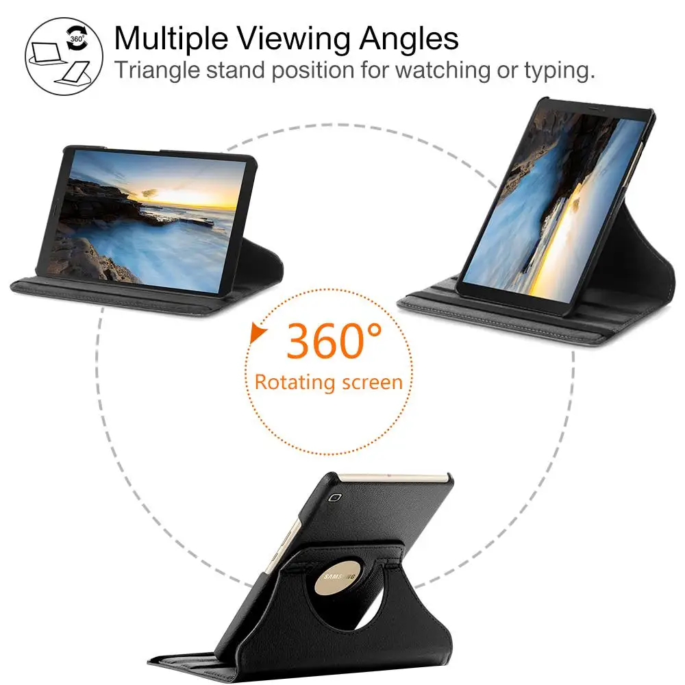 360 Degree Rotating Case For Samsung Galaxy Tab 3 Lite 7.0 P3200 T110 T230 T280 T285 Kickstand Tablet Cover Stand Holder Shell