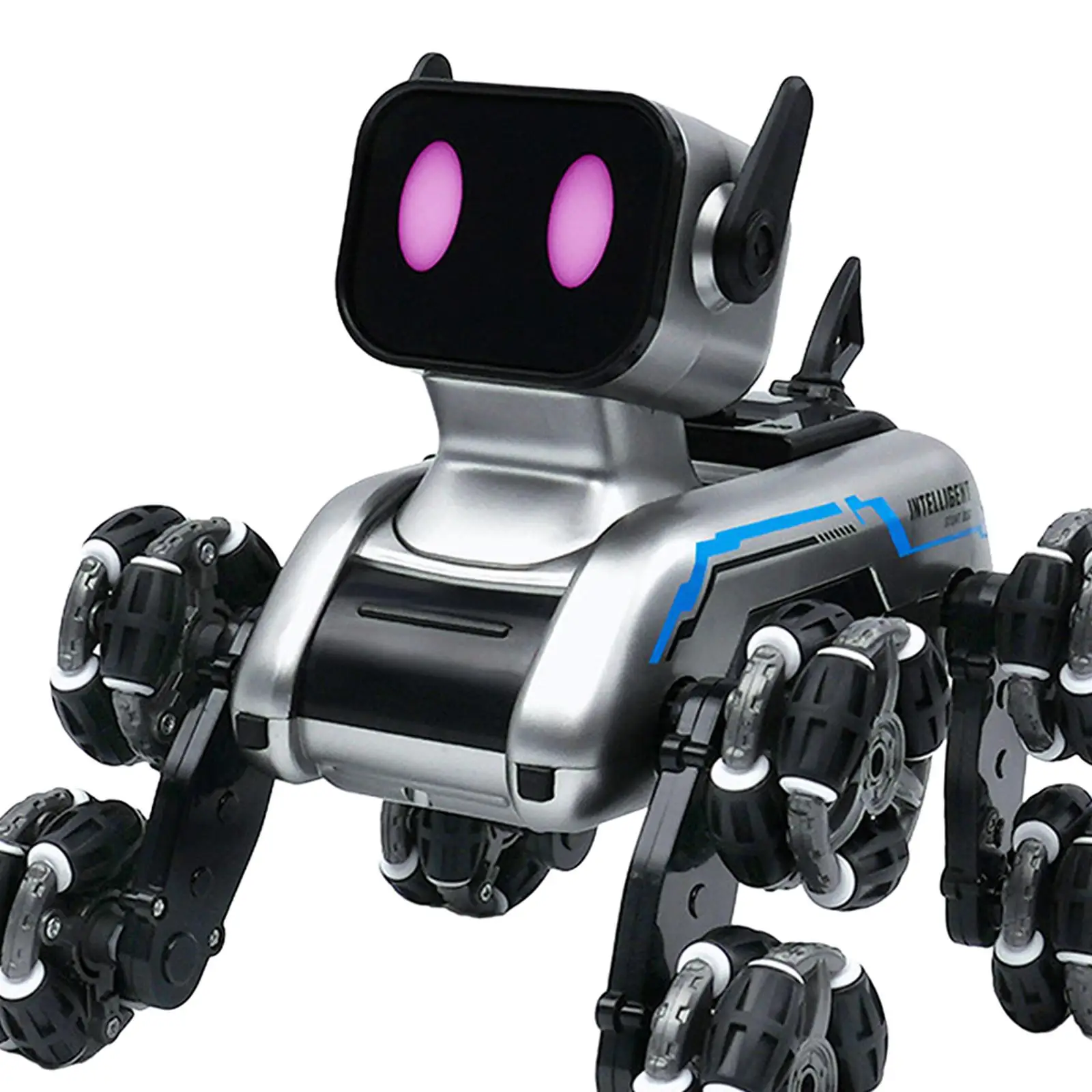 Smart RC Robot Dog Robotic Toys RC Toy Funny Remote Control Toy Electronic Pet Toys with Music LED Eyes for Unique Gifts Teens