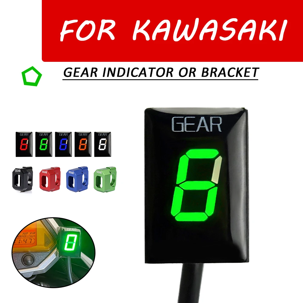 For Kawasaki Z1000 Vulcan 900 1700 2000 ZX-6R Z750 ER-4N ER-6N ER-6F Gear Indicator Gear Counter Display Speed Report Accessorie