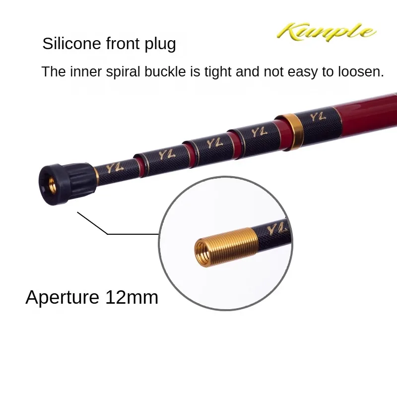 KUNPLE TENGSHE High Carbon Telescopic Net Dip Fishing Rod Anti Slip Material Pole 6m