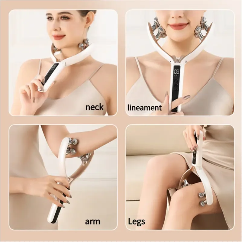 2025 新人 V 字型ローラーフェイシャルリフティングマッサージ二重あごスキンケア装置