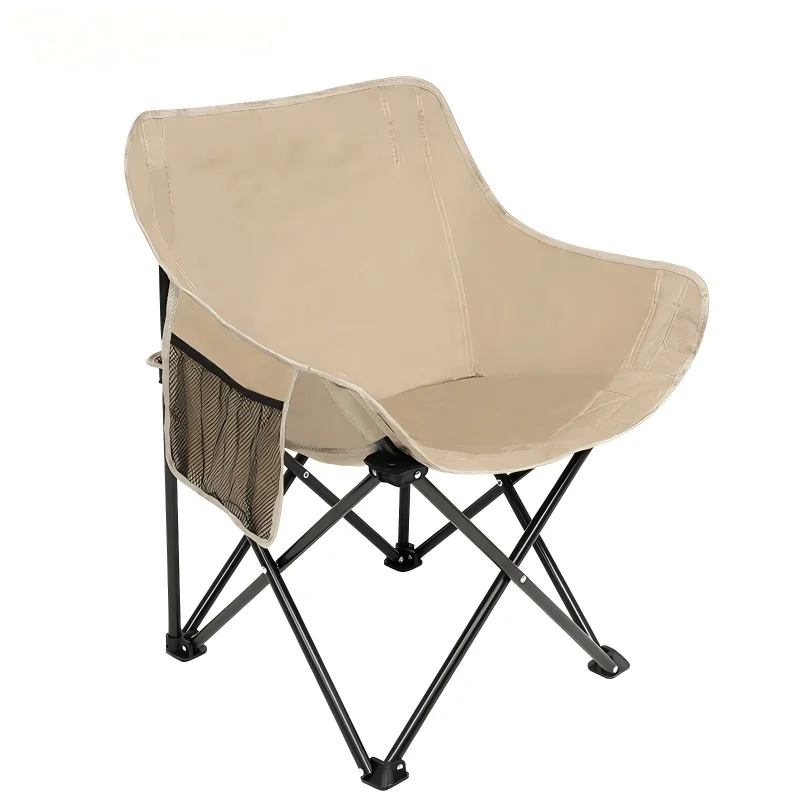 Custom Logo Lightweight Foldable Oxford Cloth Camping Chair Picnic Luxury Fishing Garden Chair Outdoor Hiking Iron