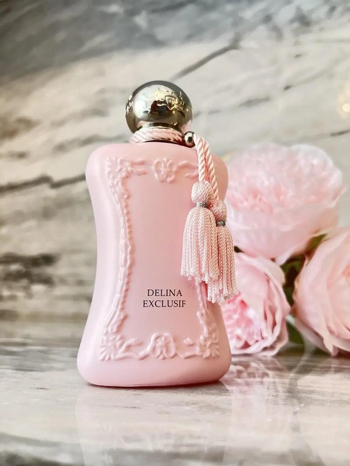 Delina Exclusif Eau De Parfum 75ml 2.5oz Great News Back In Stock Pastel Pink Bottle Design Anniversary Birthday Graduation Gift Idea Year-Round Essential Amber Oriental Floral Women Fragrance Spray Special Event Celebration New Stock Restocked Mist