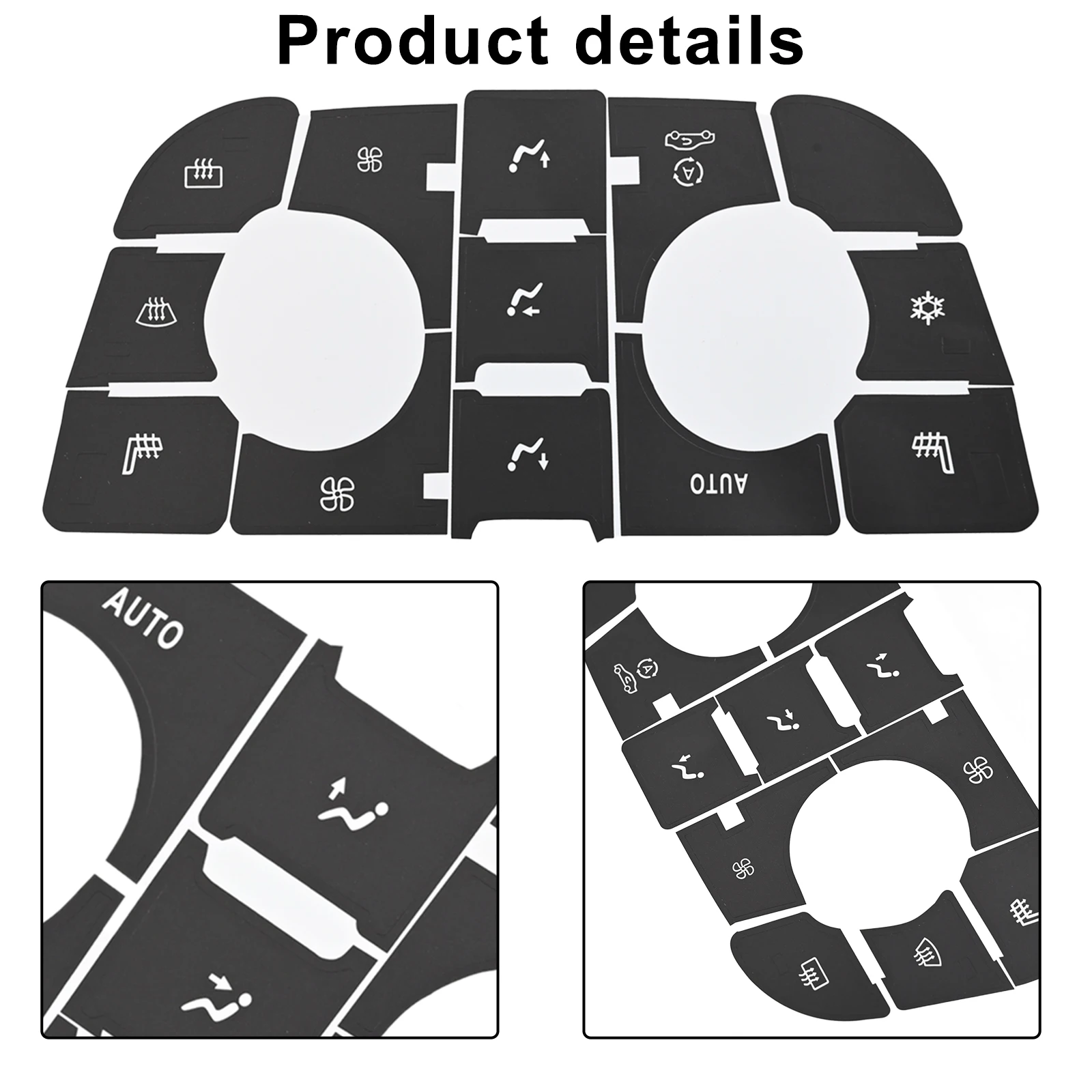 Stickers Decals Accessories Button Dashboard Easy Installation Radio Repair For Opel Astra J For Vauxhall  Stickers