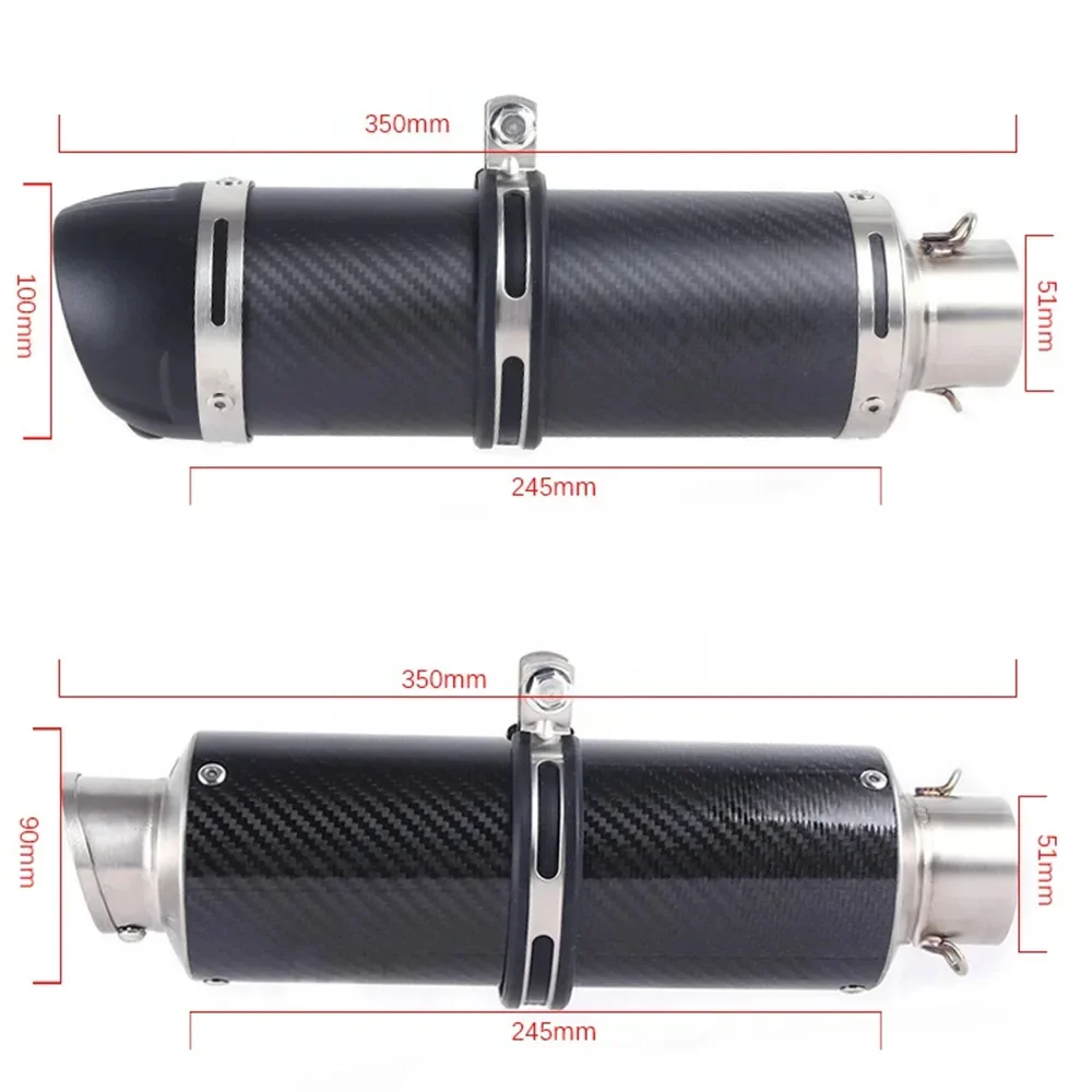 

Motorcycle Exhaust Mid-Tail Section Fit for DUKE 200 250 RC390