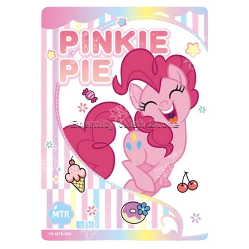 Original KAYOU My Little Pony Cards MTR Series Anime Characters Cute Collection Card Flash Cards Children's Toys Birthday Gift