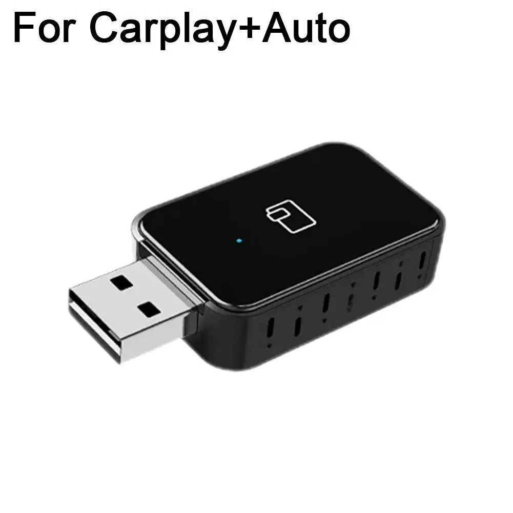 

Mini Wired To Wireless 2 In 1 AI Box 5GHz WiFi Bluetooth 5.0 for carplay Or Wired Android Auto Fast Connection