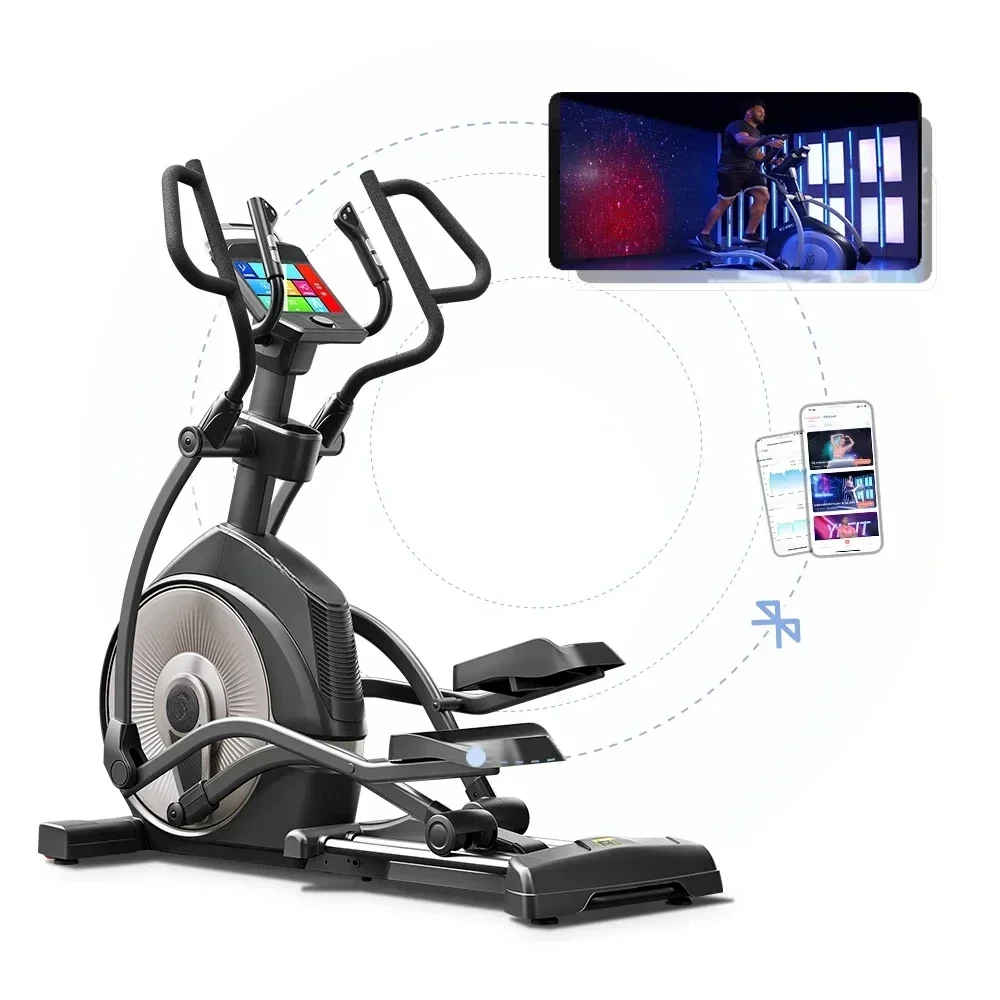 Elliptical, Magnetic Electric Smart Cross Elliptical, Leg Trainer, for Home and Gym Training Equipment