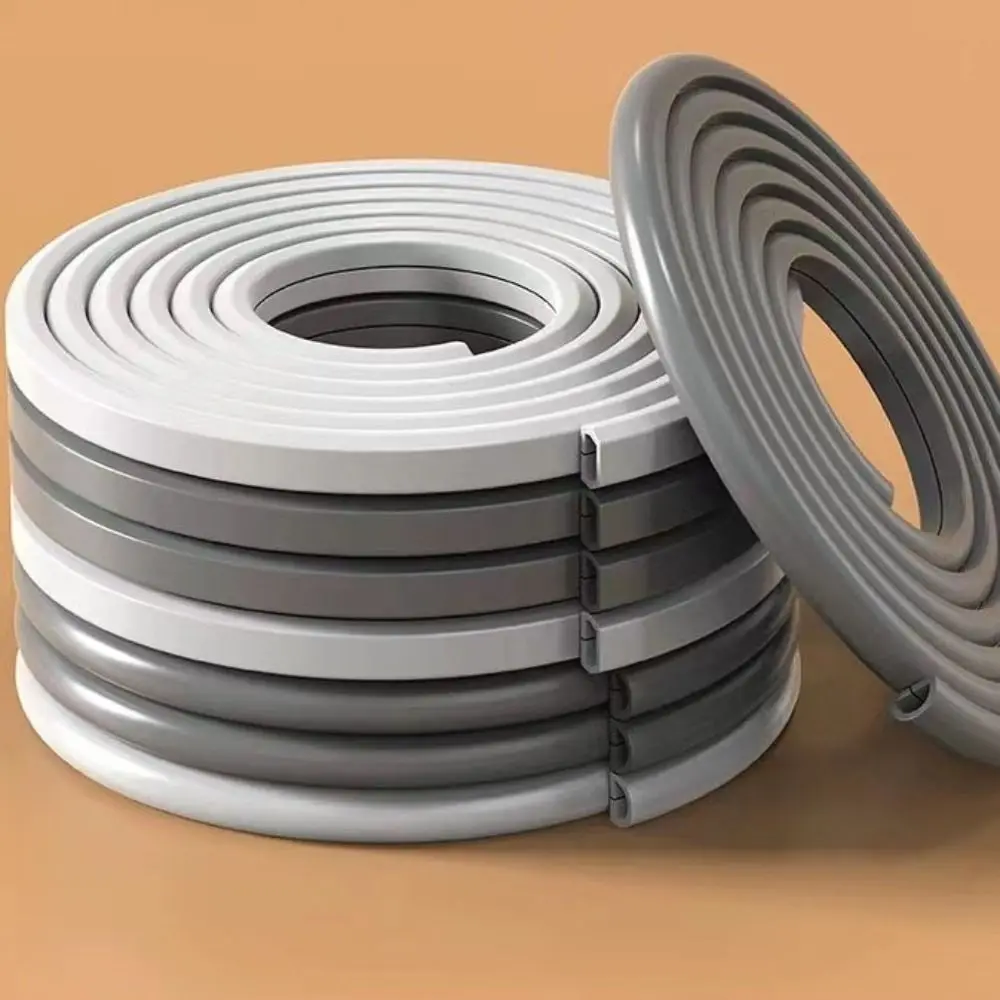 Soft Pvc Wall Cord Cover Sleeve Protector Household Cable Sleeves Soft Rubber Trunking Network Cable Cable Concealer