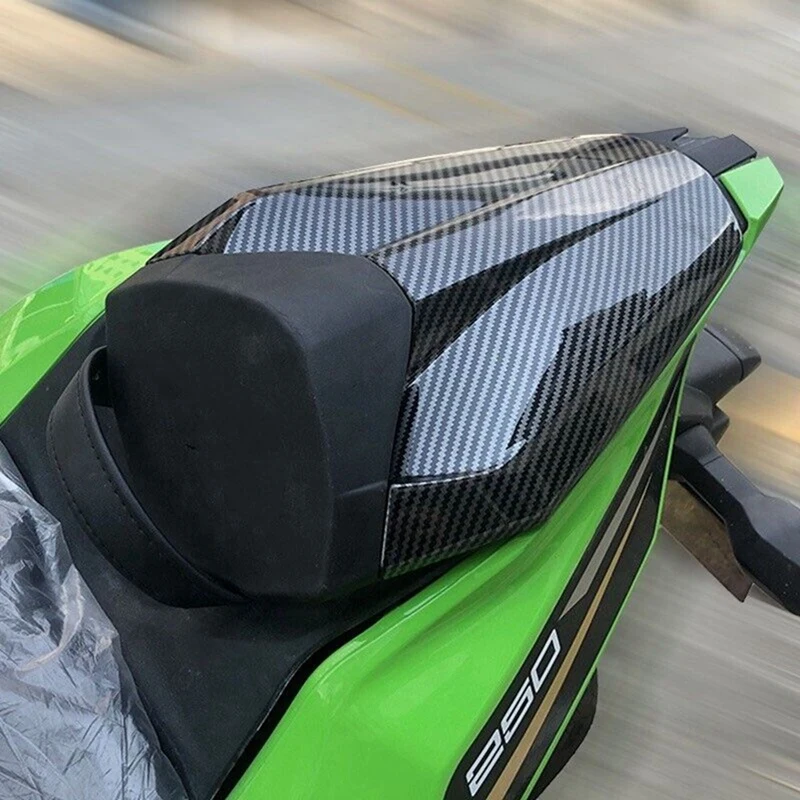 ฝาครอบที่นั่งด้านหลังรถจักรยานยนต์ฝาครอบเบาะนั่งผู้โดยสารสำหรับ Kawasaki ZX-4R ZX-4RR ZX4RR ZX4R 2023ติดตั้งง่าย (คาร์บอน)