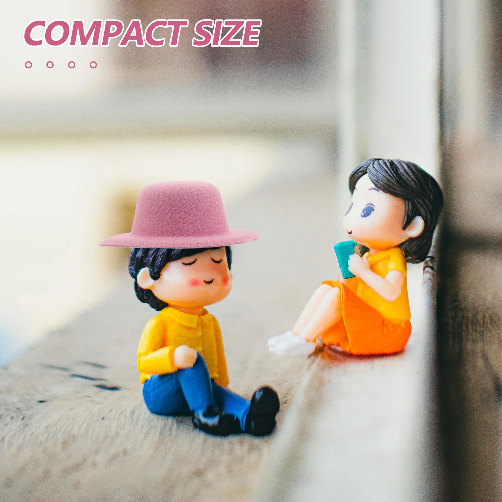 15 個ミニクラフト用ミニチュアシルクハットバルク DIY ドールハウスアクセサリークリスマスパーティーの装飾品クラフト小さな帽子の装飾