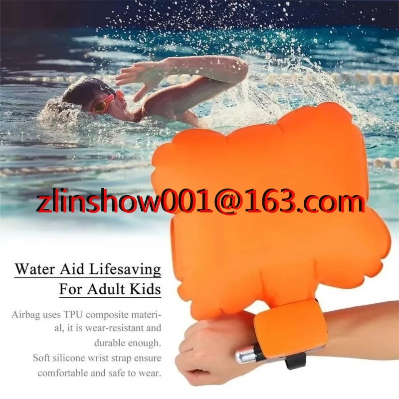 Спасательный браслет для плавания, серфинг, дайвинг, защита от утопления, подводный браслет для самоспасения, быстро надуваемый Спасательный браслет для плавания, серфинг, дайвинг, защита от утопления, подводный браслет для самоспасения, быстро надуваемый