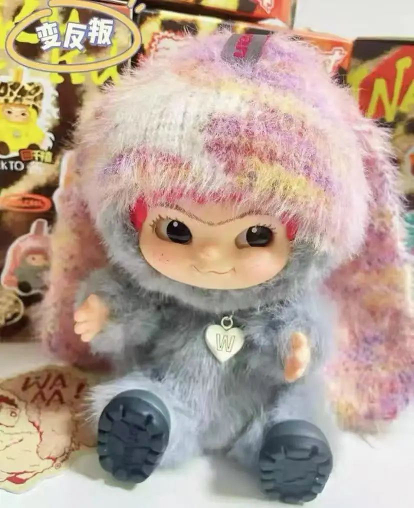 

Персонализированная и креативная WAKUKU Mao Chao Fun Party Series слепая коробка Wokuku Niche орнамент ручной работы плюшевая игрушка кукла