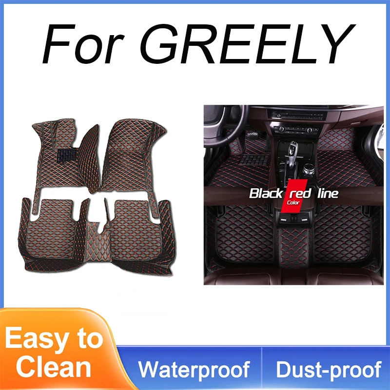 

Car Floor Mats For GREELY Emgrand EC7 Emgrand EC8 LC(Panda) X7 GX7 EX7 icon GSe X6 GS X3 Car Accessories