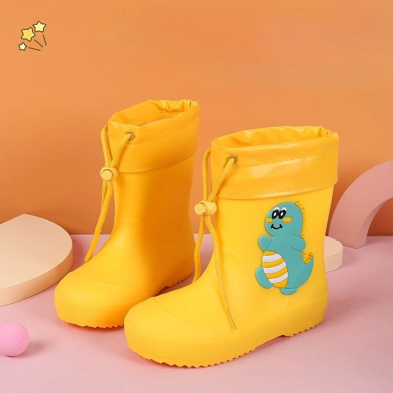 Kids Preschool Waterproof Rain Boots Lightweight High Top Non Slip Water Shoes All Weather Waterproof Shoes