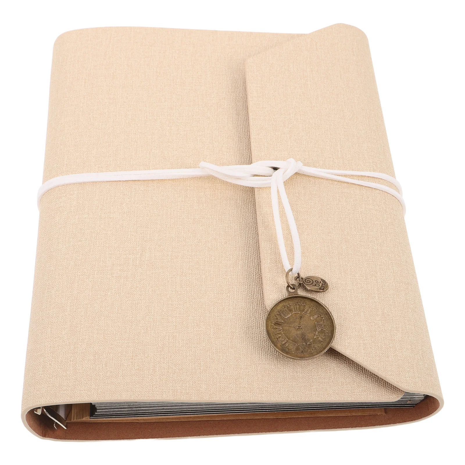 

Diy Photo Binder: Loose Leaf Scrapbook Album For Family Vacation Wedding Christmas Memory Vintage Picture Keepsake Book,