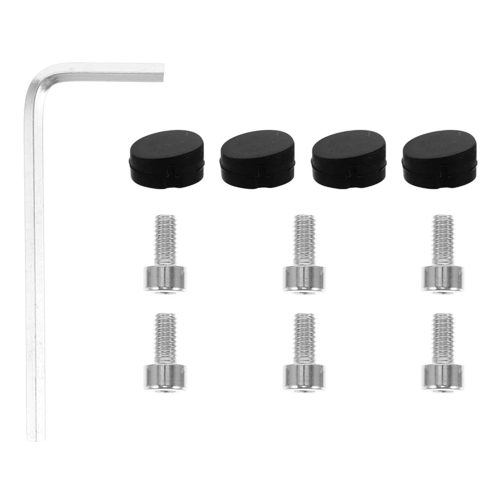 

1 set Front Fork Protection Cover Rubber Plug Cap Set Screws Included Weather-Resistant Durable Electric Scooter Fork Protective
