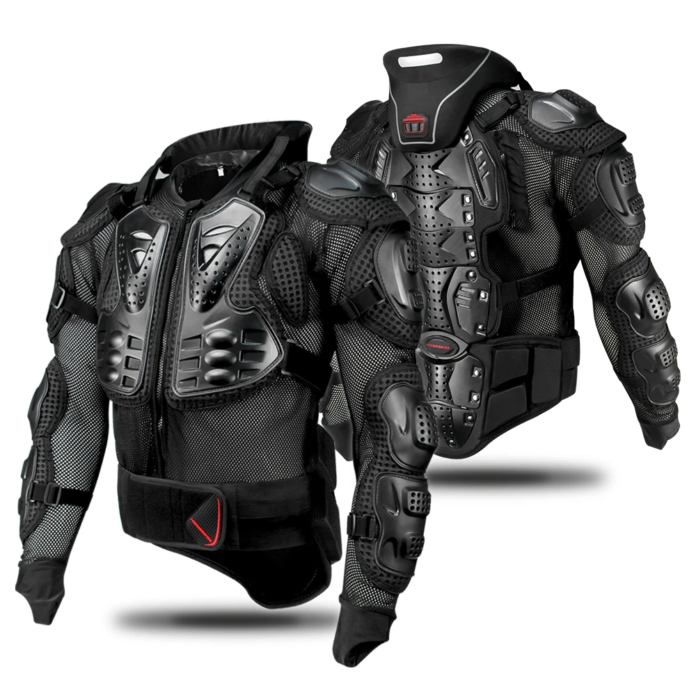 Motorcycle Body Armor Motorcycle Armor Protection Moto Racing Body Protector Jacket Motocross With Neck Protecto