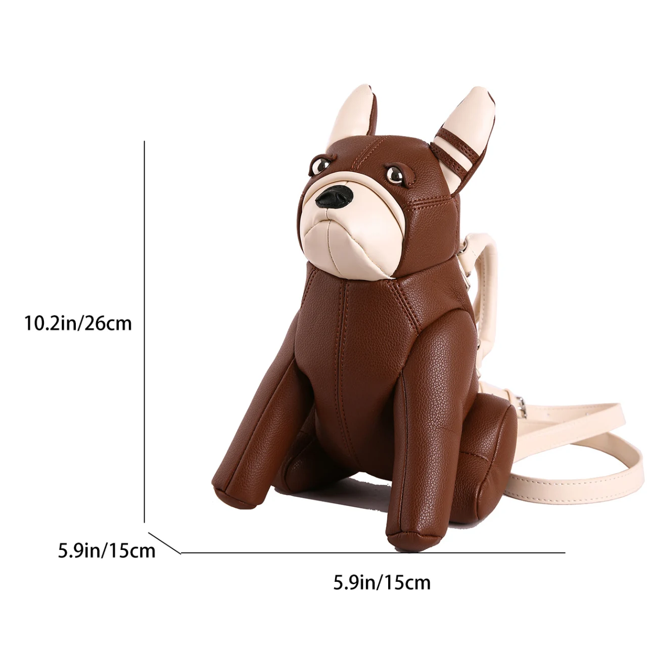 2026 New Personalized Creative Handbag Cute Animal Doll Bag Lady Girls Big Dog Shape Crossbody Phone Purse Fashion Clutch Bag