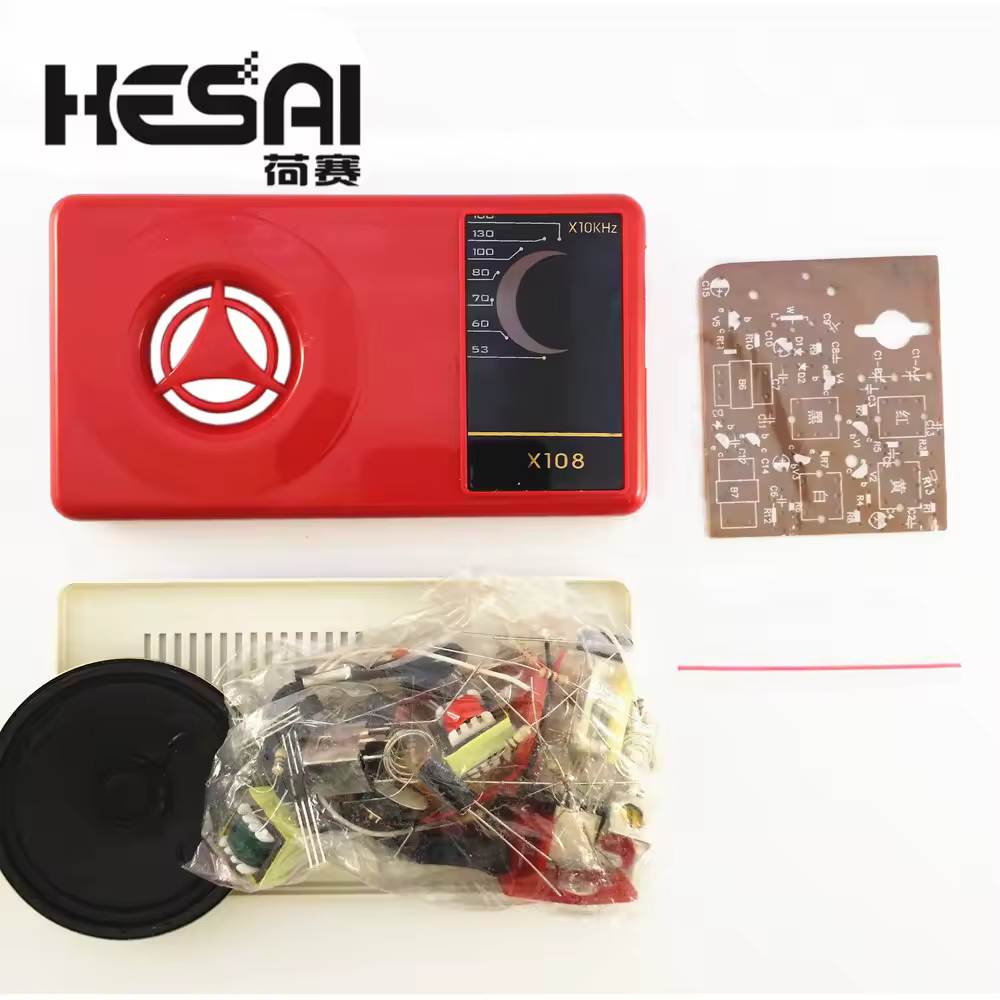 Smart Electronics HX108-2 CF210SP New 7 Tube AM Radio Electronic DIY Kit Electronic Learning Kit Set