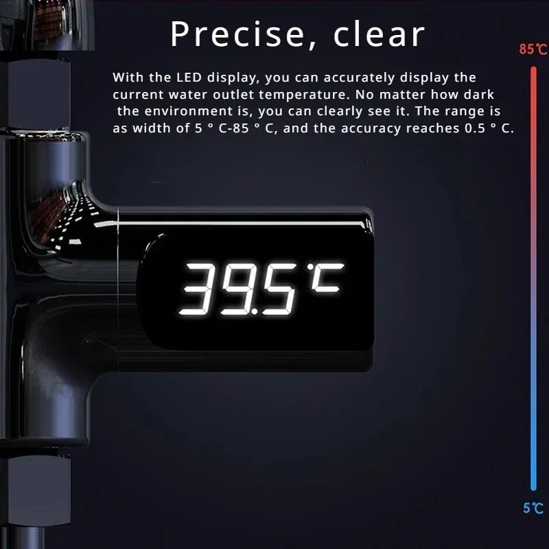 Youpin Xiaomi Faucets Water Thermometer Electricity LED Display Bathing Temperature Meter Shower Water Temperature Monitor Home