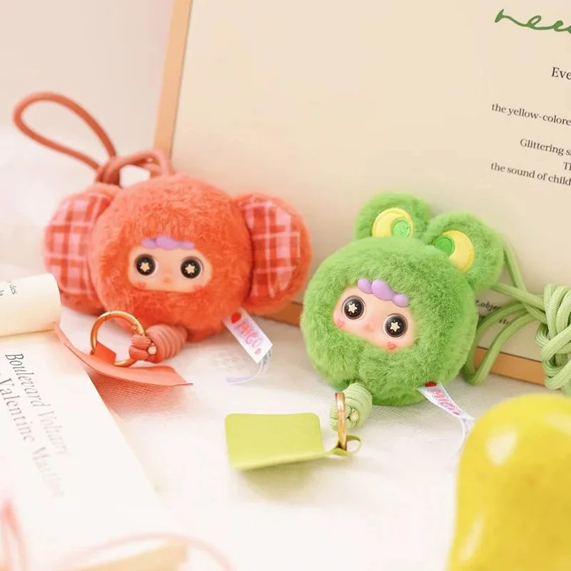 MINISO New MIGO Plush Toy Lanyard Trendy Blind Box Hanging Pendant Mobile Phone Chain Crossbody Neck Strap Anti-Loss With Spacer