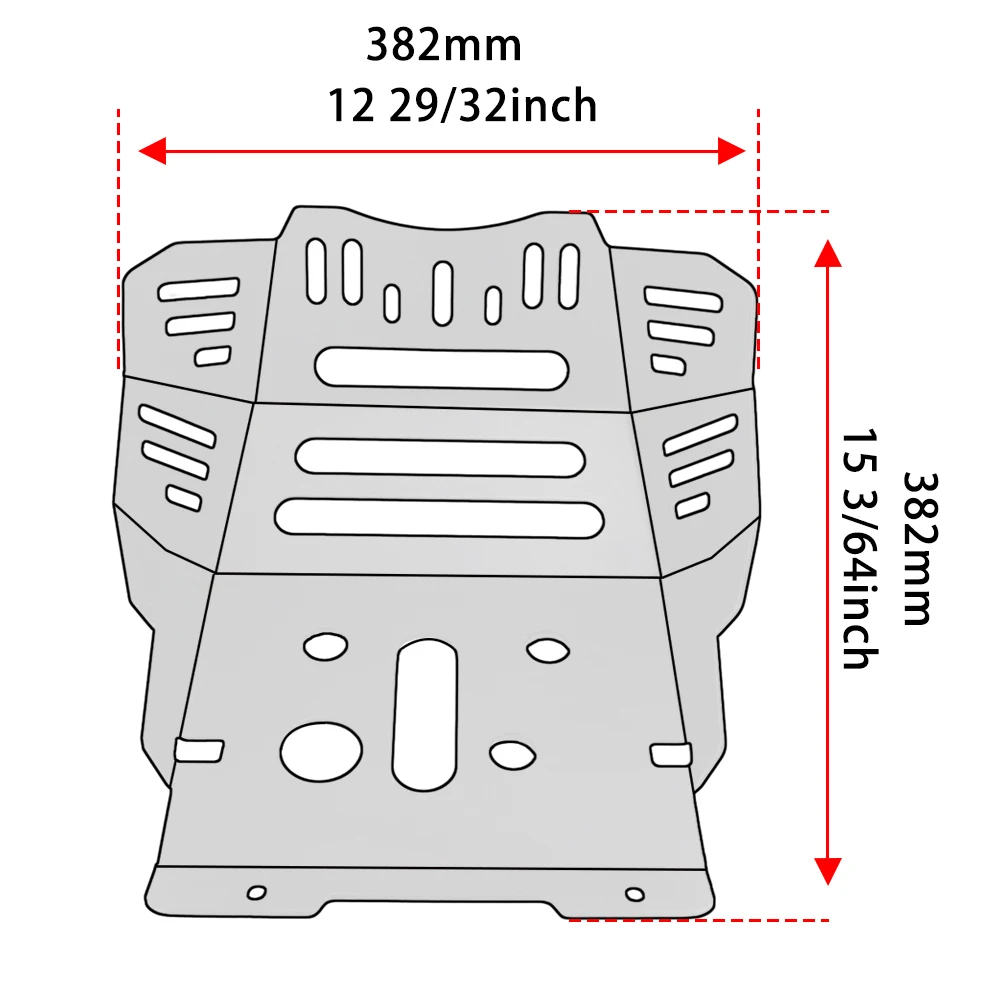 2024 CRF 300L Under Engine Protection Cover For HONDA CRF300L 2021-2023 Motorcycle Accessories CNC Skid Plate Bash Frame Guard