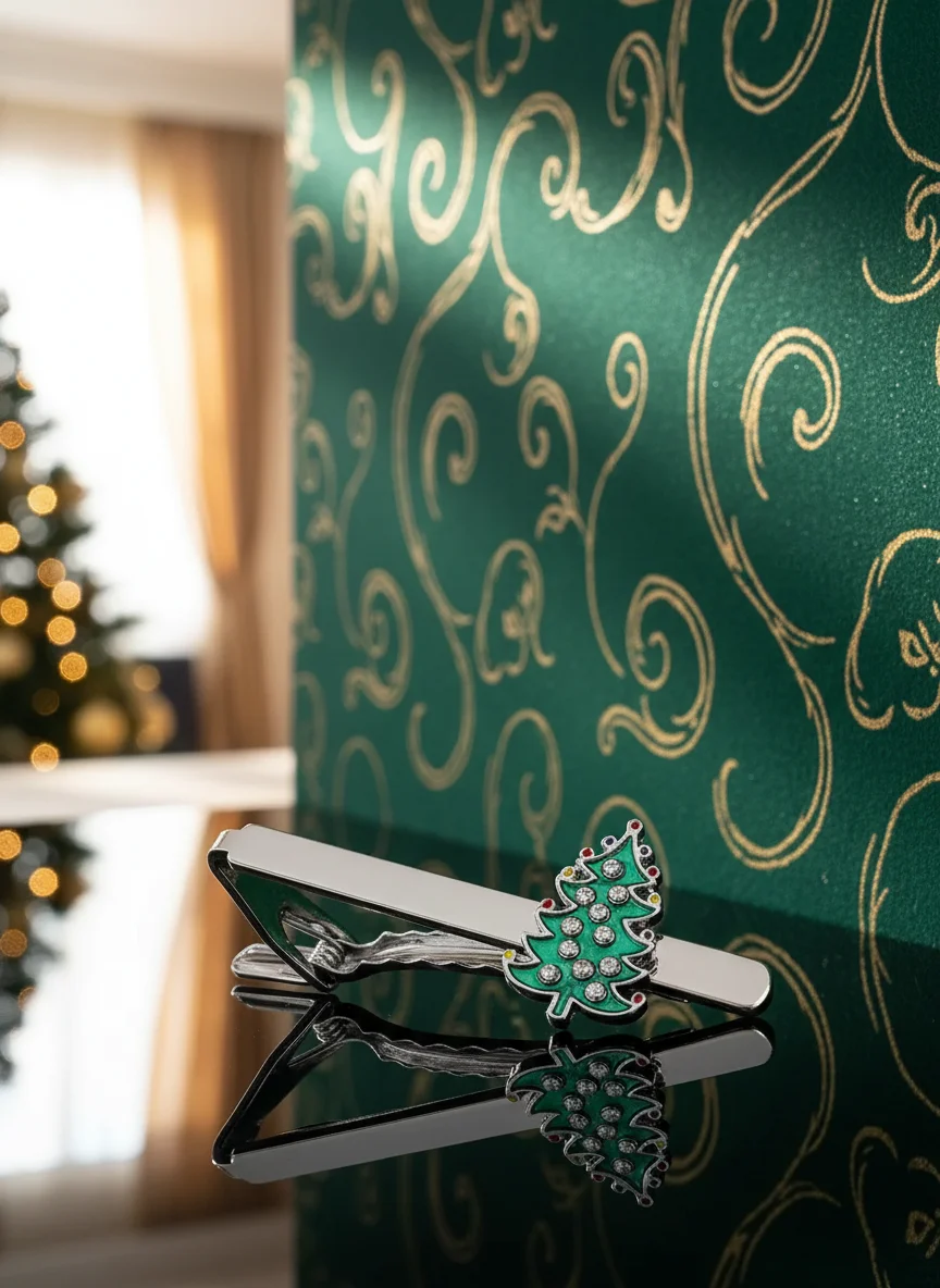 Fermacravatta da uomo con albe - Mens Xmas Fashion recensione e prezzo