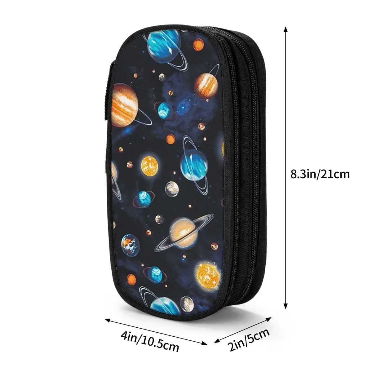 Solar System Space Planets Universe Pencil Case for Boy Girl Gifts Pen Box Pencil Bag Stationery Supplies Pen Holder Bag