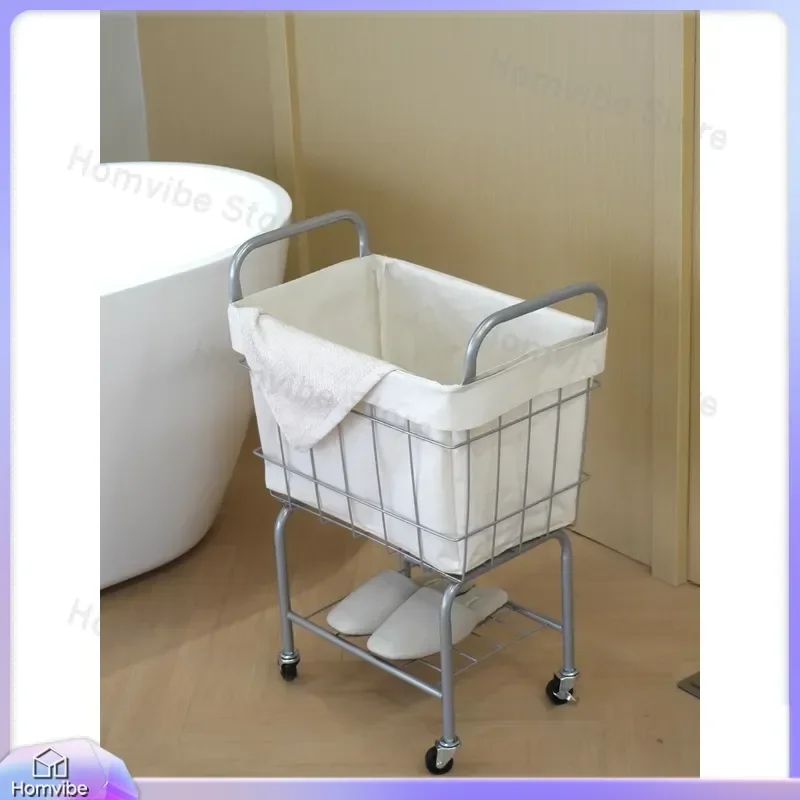 for Household Dirty Clothes Storage Basket Trolley Bathroom Toilet Removable Large Capacity Doll Yoga Mat Laundry Basket