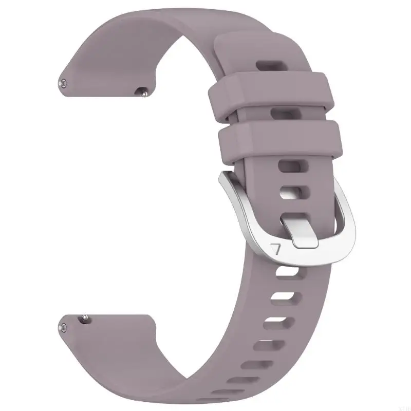 Adjustable Silicone Watchband Sweatproof Closure Quick Release Watch Straps Extended Durability for Smartwatch 5/6